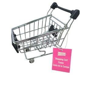 Mini Shopping Cart Studio 018 Miniature Novelty Desk Organizer Toy